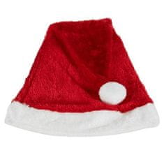 Ruhhy Univerzálna čiapka Santa Claus, červená/biela, polyester, 31 x 50 cm
