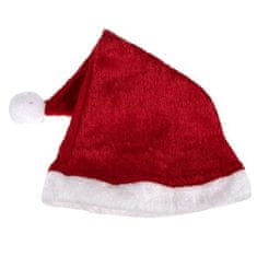 Ruhhy Univerzálna čiapka Santa Claus, červená/biela, polyester, 31 x 50 cm