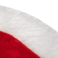 Ruhhy podložka pod vianočný stromček, červená/biela/zlatá, 100% polyester, priemer 90 cm