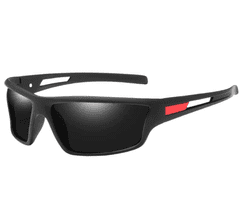 Camerazar Univerzálne ľahké polarizačné okuliare na šoférovanie, športové outdoorové, čierne