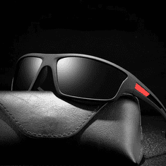 Camerazar Univerzálne ľahké polarizačné okuliare na šoférovanie, športové outdoorové, čierne