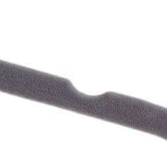 Ruhhy Velúrové vešiaky na oblečenie 20 ks, sivé, plast a zamat, 22,5x45x0,6 cm