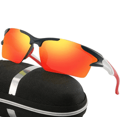 Camerazar Športové cyklistické okuliare , zrkadlové, unisex, odolné voči UV žiareniu