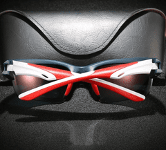 Camerazar Športové cyklistické okuliare , zrkadlové, unisex, odolné voči UV žiareniu