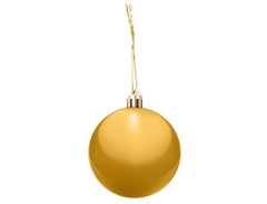Iso Trade Sada 100 zlatých vianočných guličiek rôznych veľkostí a typov s hviezdou