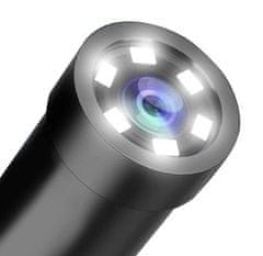 BIGSTREN Endoskopická inšpekčná kamera 2 m so 6 LED diódami, 3 vymeniteľnými hrotmi a aplikáciou pre telefón