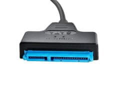 Izoxis Adaptér USB na SATA 3.0 s modernou čipovou sadou, LED indikáciou a systémom Plug & Play, kompatibilný s Windows/MAC OS/Linux