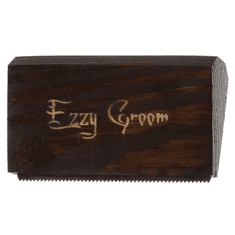EzzyGroom Ezzy Groom kefa na hrubé vlasy, kov/drevo, 10 x 5,5 x 2 cm