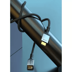Izoxis HDMI kábel 8K 2 m, vysokorýchlostný, kov/PVC/Nylon, bez zamotania