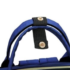 Kruzzel Vodotesná taška na kolieskach s objemom 30 l, modrá, materiál 600D oxford