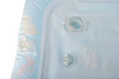Kruzzel Nafukovacia podložka do vody pre deti s farebnými zvieratkami, viacfarebná, PVC, 60x45 cm
