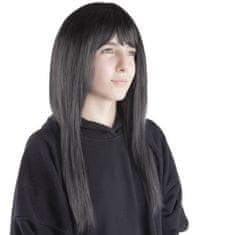 Soulima Dlhá hustá dámska parochňa s obrubníkom, čierna, syntetické vlasy, univerzálna veľkosť