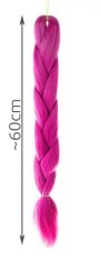 Soulima Vrkoče zo syntetických vlasov, fialové, dĺžka 60 cm, odolné voči UV žiareniu a teplu