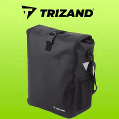 Trizand Taška na bicykel 21203, polyester + PVC, objem 15 l, rozmery 54 x 27 x 14 cm