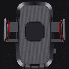 Xtrobb Držiak telefónu do auta, čierny plast, 360° rotácia, pre smartfóny s uhlopriečkou 4-7 palcov