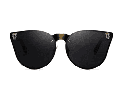 Camerazar Dámske slnečné okuliare s mačacími očami, čierne, polarizačné sklá