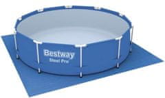 Bestway Plavecká podložka z PVC materiálu, odolná proti poškodeniu, 335x355cm, hmotnosť 0,75kg