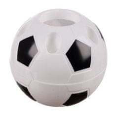 Maaleo Stolový organizér v tvare futbalovej lopty, bielo-čierny, priemer 11 cm