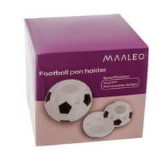 Maaleo Stolový organizér v tvare futbalovej lopty, bielo-čierny, priemer 11 cm