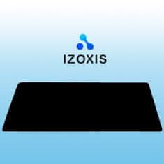 Izoxis Podložka pod myš a klávesnicu XXL, čierna, guma + nylon, 90x45x0,2 cm