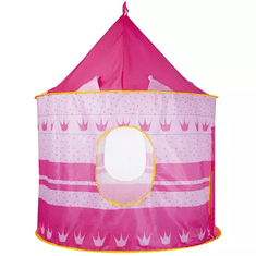 Kruzzel Detský stan Pink Palace, polyester, 135 x 105 cm