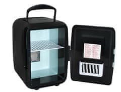 Ruhhy Prenosná turistická chladnička 4 l, čierna, s funkciou ohrevu a chladenia, kompaktný dizajn