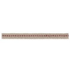 Iso Trade Bavlnený knôt do olejových lámp 24 cm, béžový/červený, 5 kusov v sade