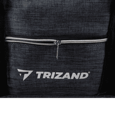 Trizand Taška na príručnú batožinu, sivá, 600D polyester, 40x25x20 cm