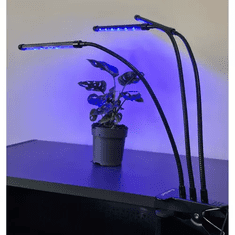 Gardlov LED lampa na pestovanie rastlín, 3 ks, 30 W, vodotesná IP54, s časovačom a diaľkovým ovládaním