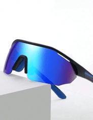Camerazar Pánske veľké zrkadlové slnečné okuliare , polarizované, športový dizajn