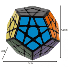 Kruzzel Edukačná logická hra Dvanásťstenná kocka, viacfarebný plast, 7,5x9x8 cm