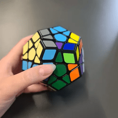 Kruzzel Edukačná logická hra Dvanásťstenná kocka, viacfarebný plast, 7,5x9x8 cm
