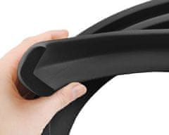 Ruhhy Penová ochranná páska na hrany nábytku, čierna, 200 cm, plast