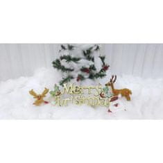 Ruhhy Umelý sneh na vianočné dekorácie, biely, polyester, 1 kg
