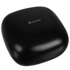 Izoxis Bezdrôtové slúchadlá 5.0 s powerbankou, čierne, materiál ABS + PC, dosah až 10 m