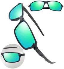 Camerazar Športové polarizačné slnečné okuliare na jazdu vonku, zrkadlové, odolné voči UV žiareniu