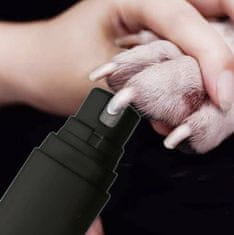 Purlov Zastrihávač pazúrov pre domáce zvieratá s nabíjaním cez USB, 2 úrovne intenzity oderu, vrátane zastrihávača