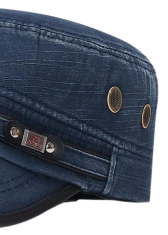 Camerazar Pánska džínsová čiapka Retro vo vintage štýle, modrá, typ Patrol