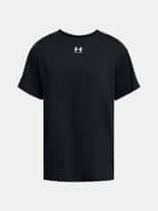 Under Armour Tričko Campus Oversize SS-BLK XS