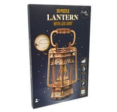 EXCELLENT Drevené 3D puzzle s LED osvetlením - Lucerna/135 dielikov