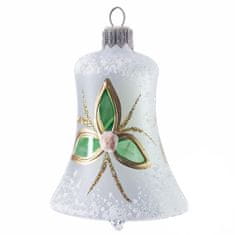 Decor By Glassor Klinkací zvonek s květinovým vzorem