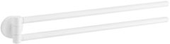 Mexen Remo, dvojramenný otočný vešiak na uteráky, biela, 70507255-20