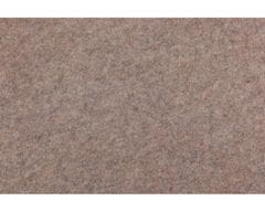 Betap AKCIA: 100x100 cm SUPER CENA: Béžový festivalový koberec Budget gél metrážny (Rozmer metrového tovaru Bez obšitia)