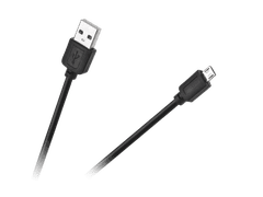 slomart ML0803B USB - micro USB kábel M-Life čierny