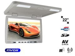 slomart Stropný závesný LCD monitor 22-palcový LED USB SD IR FM... (NVOX RF2289U GR)