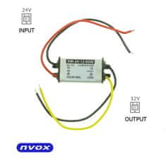 slomart Menič na redukciu napätia z 24V na 12V s výkonom 60W... (NVOX MANOSTAT 5A)