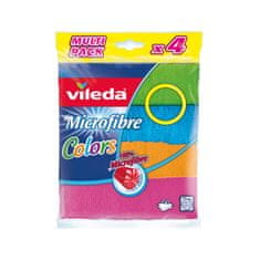 VILEDA Mikroaktívne utierky Vileda Colors (4 ks)