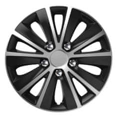 Versaco Čiapka Rapide nc 14" silver&black (čierna a strieborná) s chrómovými skrutkami