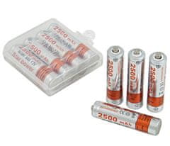 slomart BC53 4x AAA Star Power 2500mah Ni-MH batérie