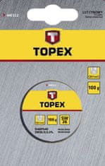 Topex Cínová spájka 60% Sn, drôt 0,7 mm, 100 g